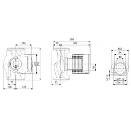Циркуляційний насос Grundfos Magna3 40-180 F 250 (97924272) - мініатюра 2