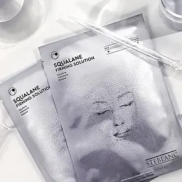 Тканинна маска-сироватка Steblanc Squalane Firming Solution Зміцнююча зі скваланом, 25 г - мініатюра 3