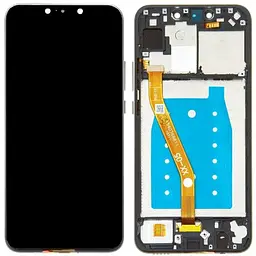 Дисплей Huawei P Smart Plus/Nova 3i чорний, оригінал PRC, з рамкою