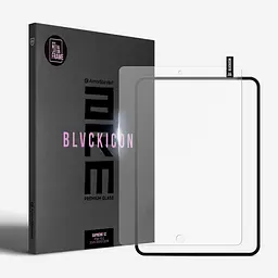 Захисне скло для планшета Apple iPad 10.2 (2019)/10.2 (2020)/10.2 (2021) Supreme Black Icon, олеофобне покриття, загартоване скло 9H з японським покриттям Daikin, на весь дисплей, антистатичний клей, преміум захист, ArmorStandart (ARM78099)