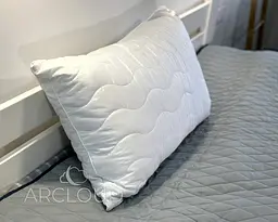 Ковдра зимова ArCloud Classic 200х220 у сумці+ 2 подушки ArCloud Classic з кантом 50х70 у сумці + постільна білизна LARA сатин євро модель на вибір - мініатюра 10