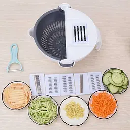 Тертка — овочерізка з контейнером — Veg Cutter - мініатюра 10