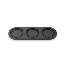 Підставка прямокутна Black Trio для 3-х подів, чорна (FMA102-1BLK)