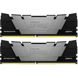 Модуль пам'яті для комп'ютера DDR4 16GB (2x8GB) 3200 MHz Fury Renegade Black Kingston Fury (ex.HyperX) (KF432C16RB2K2/16)