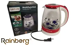 Електричний скляний чайник Rainberg RB 998 з LED-підсвічуванням і малюнком - мініатюра 2