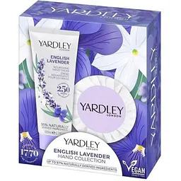 Набор Yardley London English Lavender: мыло 50 г + крем для рук 50 мл