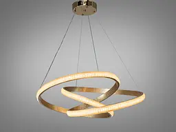 Підвісна люстра LED Diasha CT300G золото 82Вт 3CCT 4510 лм - мініатюра 3