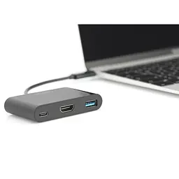 Перехідник USB-C to HDMA 2xUSB Digitus (DA-70855) - мініатюра 6