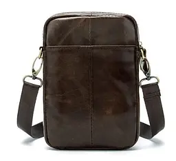 Чоловіча шкіряна сумка Vintage 14х20,5х3,5 см sum0012379 - мініатюра 6