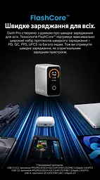 Мережевий GaN зарядний пристрій Vention Dash Pro загальною потужністю до 140 Вт 3 USB-C + 1 USB-A з TFT-дисплеєм сірий (TZ-FCOH0-EU) - мініатюра 11