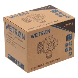 Комплект автоматики 1.4-2.8 бар 1"F×1"M×1"F WETRON SK-9.1 (779751) - мініатюра 8