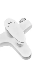 Змішувач для ванни Plamix CEZAR-009 EURO SET White, зі шлангом, лійкою та кронштейном (PM0692) - мініатюра 3