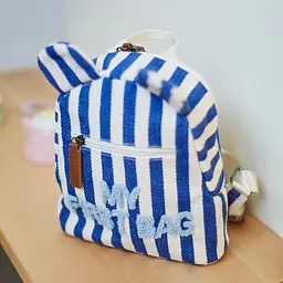 Рюкзак дитячий Childhome My first bag stripes electric blue (CWKIDBSTBL) - мініатюра 7