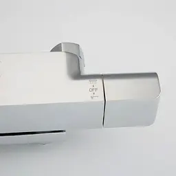Душова система Gappo G2407-8, вилив - перемикач на лійку, білий/хром, Хром - мініатюра 6