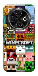 TPU чохол Demsky Minecraft collage для TECNO Spark 30C