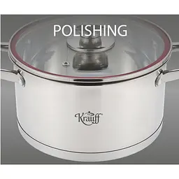 Каструля Krauff Prime Chef зі скляною кришкою 6.1 л 24 см (26-238-041) - мініатюра 3