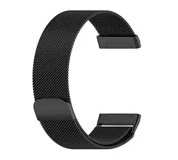 Міланський сітчастий ремінець Primo для годинника Fitbit Versa 3/Fitbit Sense Black L - мініатюра 5