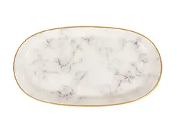 Набір блюд Alba ceramics Marble 3 шт. сірий (769-028) - мініатюра 2