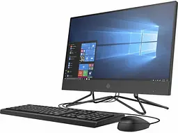 ПК-моноблок HP 205 G4 23.8FHD IPS AG/AMD Ryzen3 3250U/8/256F/ODD/int/kbm/DOS/Black (1C7N9ES) - мініатюра 2