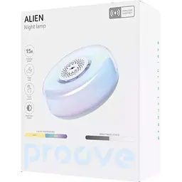 Нічний світильник з бездротовою зарядкою Proove Alien White [PLAR05002001] [124217] - мініатюра 5