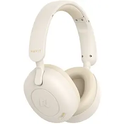 Навушники накладні бездротові Havit HV-H655BT ANC beige (HV-H655BT) - мініатюра 3