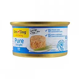 Вологий корм для собак GimDog LD Pure Delight 85 г (тунець) - мініатюра 2