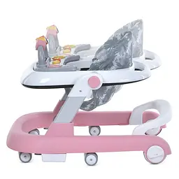 Ходунки дитячі MULTIWAY ME 1163 Pink, з брязкальцем - мініатюра 5