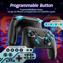 Бездротовий контролер Ligame Switch сумісний з iPhone Android Phone PC - мініатюра 6