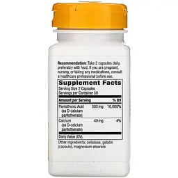 Пантотенова кислота Nature's Way Pantothenic Acid 250 мг 100 капсул - мініатюра 2