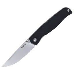 Ніж складаний кишеньковий Ruike P661-B, (7.4 см) 14C28N / G10 чорний