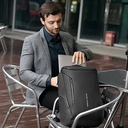 Рюкзак бізнес Mark Ryden X-Ray PRO MR9031 SJ08 28 літрів для ноутбука 17" зелений - мініатюра 5