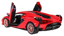 Машинка Lamborghini Sian FKP 37 червоний RASTAR модель 1:14 Автомобіль на дистанційному керуванні + пульт 2,4 ГГц - мініатюра 3