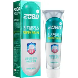 Зубна паста Dental Clinic 2080 Gingivalis Herbal Mint, 125 г - мініатюра 2