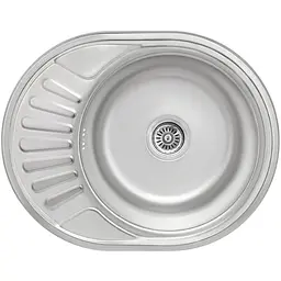 Кухонна мийка Brinex 5745 0,8 мм, врізна BRIN5745MDEC08