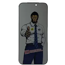 Захисне скло Privacy 5D Anti-Static (тех.пак) для Apple iPhone 17 Pro Max (6.9) Чорний