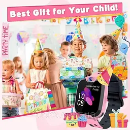 Смарт-годинник Pthtechus X9 для дітей Pink - мініатюра 6