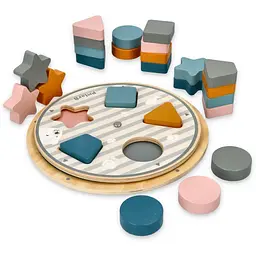 Дерев'яна гра-сортер Viga Toys PolarB Фігури (44050) - мініатюра 2