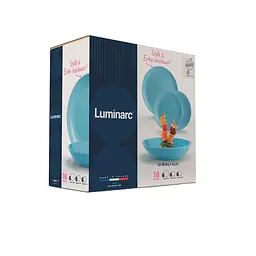 Сервіз столовий Luminarc Diwali Light Blue, 18 предметів (P2962) - мініатюра 3