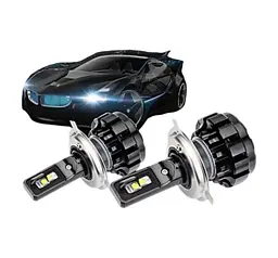 LED лампи автомобільні Focus Beam H3 вентилятор 4000Lm V 1+ / CSP / 35W / 6000K / IP67 / 12-24V 2шт
