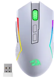 Миша Redragon Trident White (71864) (7153552) - мініатюра 2