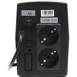 Джерело безперебійного живлення [ДБЖ] Maxxter Basic Series 850VA [MX-UPS-B850-02] [110540] - мініатюра 3