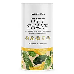 Замінник харчування BioTech Diet Shake, 720 г - Банан