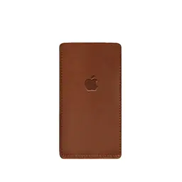 Шкіряний чохол для iPhone 13 Світло-коричневий Crazy Horse - мініатюра 5