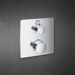 Душова система прихованого монтажу Grohe Grohtherm Cube 26415SC0, Хром - мініатюра 3