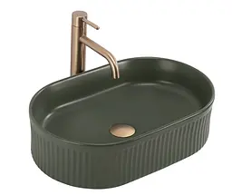 Умивальник Rea Vanda накладний 49x31 см olive matt REA-U3611