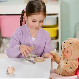 Лялька Baby Born Емма у костюмі ведмедика з аксесуарами 43 см (837115) - мініатюра 8