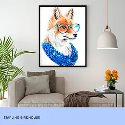 Картина за номерами 99IDEAS "Шпаківня біля бузку (Лисиця)" 40*50 см, GX41036 - мініатюра 4