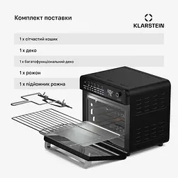 Електрична піч Klarstein AirGlaze Digital 40-350°C (10046475) - мініатюра 3