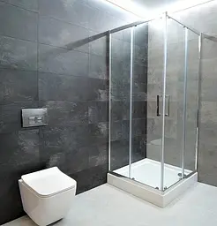 Душова кабіна Dusel A-513 100x100x190 тоноване, Хром, Універсальна, тонований, хром, 100x100 - мініатюра 7