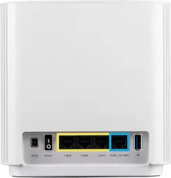Система WiFi-Mesh ZenWiFi XT8 v2 AX6600, 3xGE LAN, 1x2.5GE WAN, 1xUSB3.1, 1мод, білий Asus teh0017285 - мініатюра 7